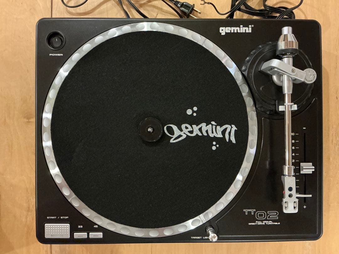 gemini TT02 ジェミナイ ターンテーブル カートリッジ付属