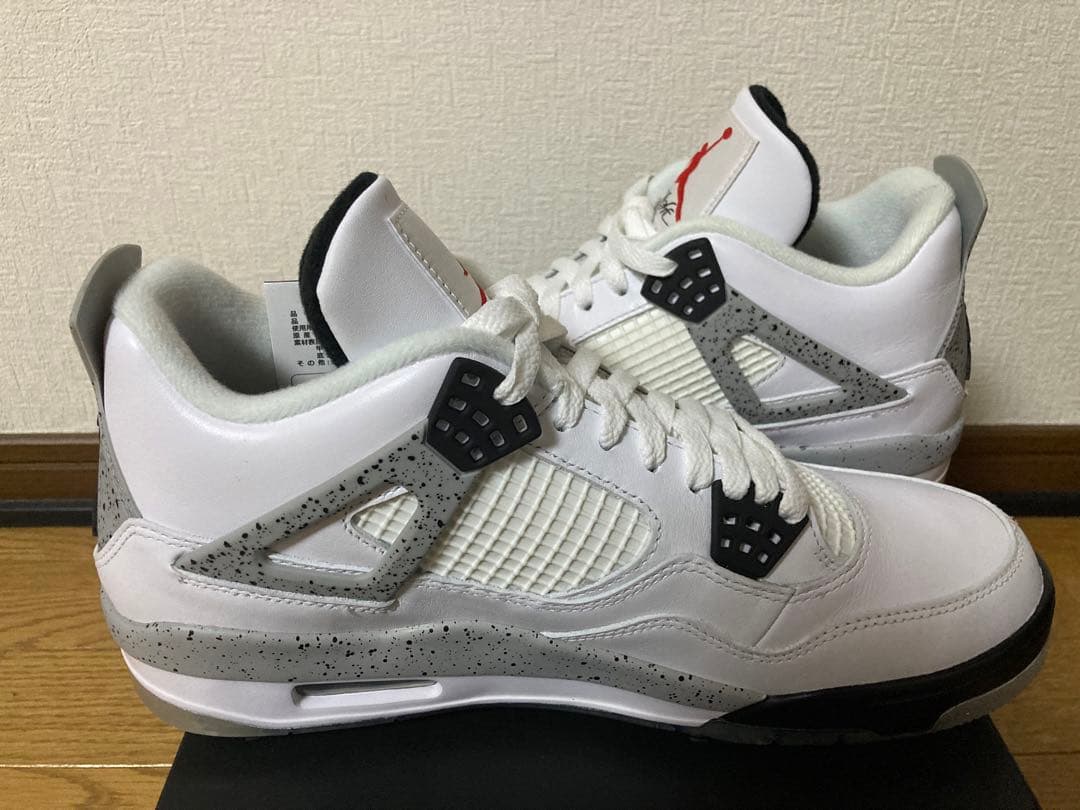 シューズ(男性用) NIKE GOLF AIR JORDAN 4 WHITE CEMENT 28.5