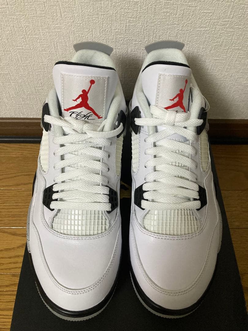 シューズ(男性用) NIKE GOLF AIR JORDAN 4 WHITE CEMENT 28.5