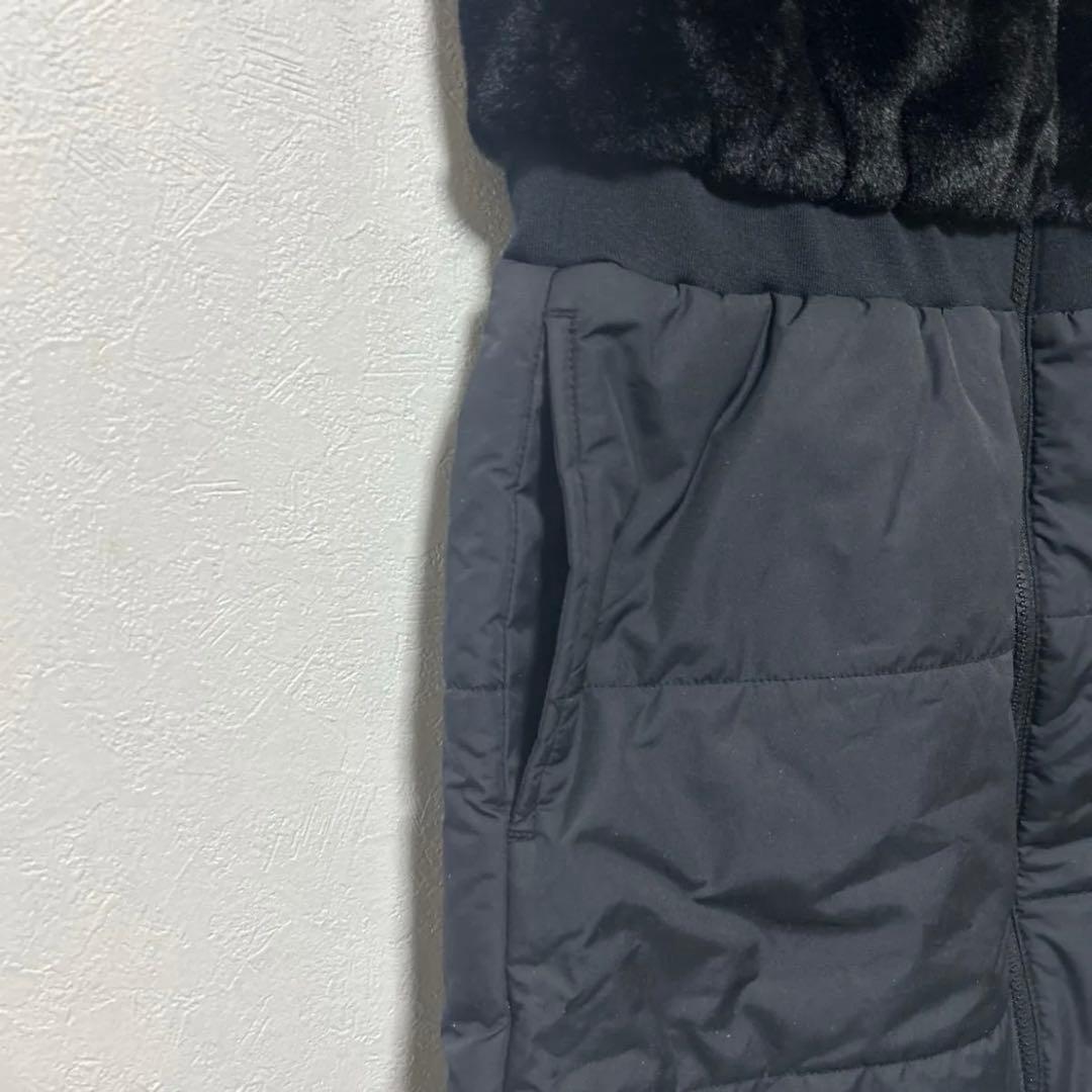 BEAMS GOLF ボア　中綿　ドッキング　ワンピース　ブラック　Mサイズ