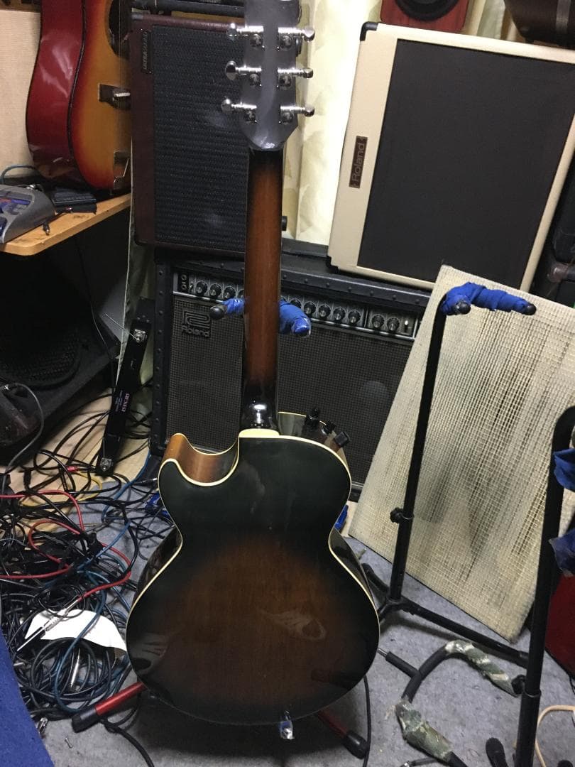 Morris　DN-06Dシルバー雑塗装！ダンカンSTR他2系統出力改造！動画！