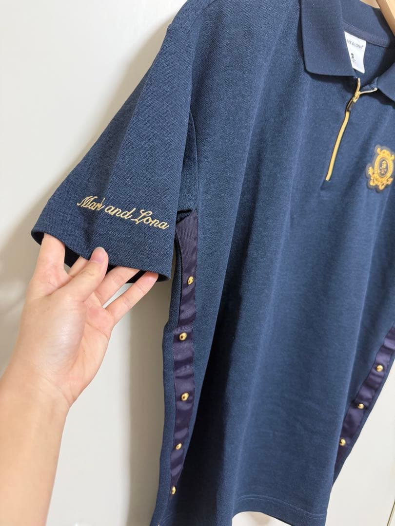 リャン※ マーク＆ロナ ポロシャツ ネイビー 48