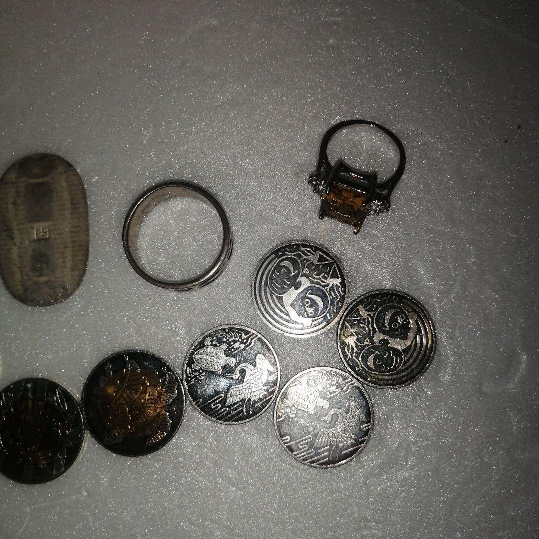 銀製　10点　セット　小判　メダル　アクセサリー　56g