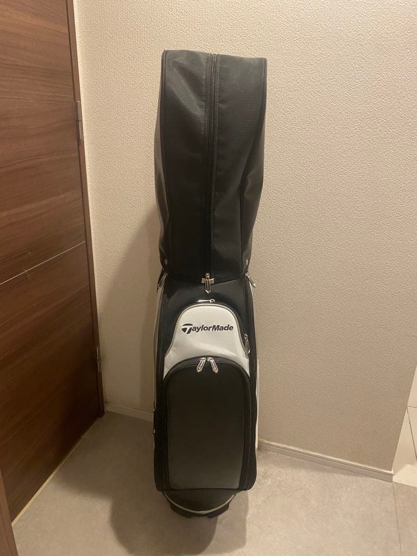 TaylorMade ゴルフキャディバッグ ブラック/ホワイト