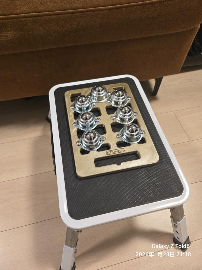 【新設計！】めざせ高回転！ボウリングボール リリース練習器 ボードタイプ！