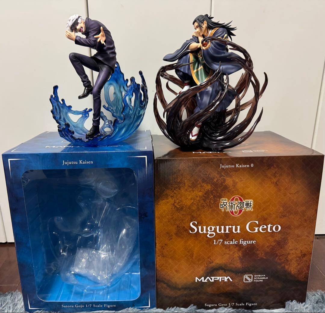 呪術廻戦　渋谷スクランブルフィギュア　五条悟　夏油傑　1/7スケールフィギュア