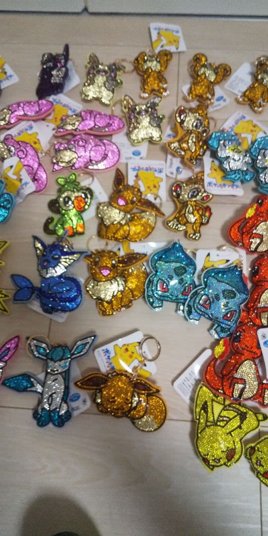 ポケモン ラインストーン40個以上　ぬいぐるみ10種