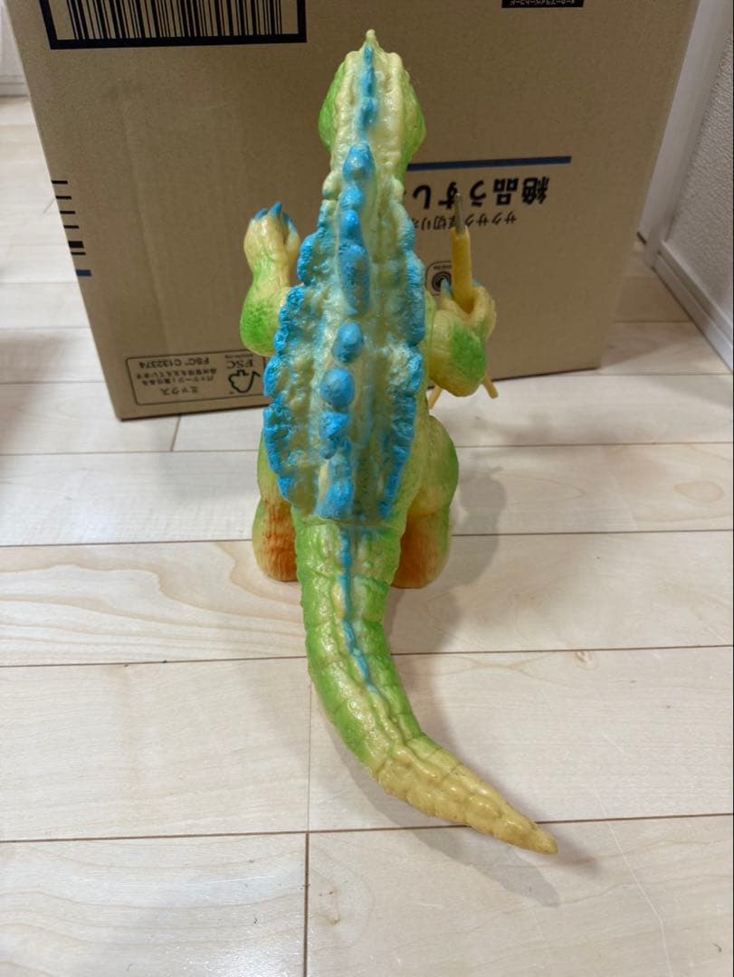 POPY ブルマァク ジャイアントゴジラ ソフビ 蓄光 東京タワー付き