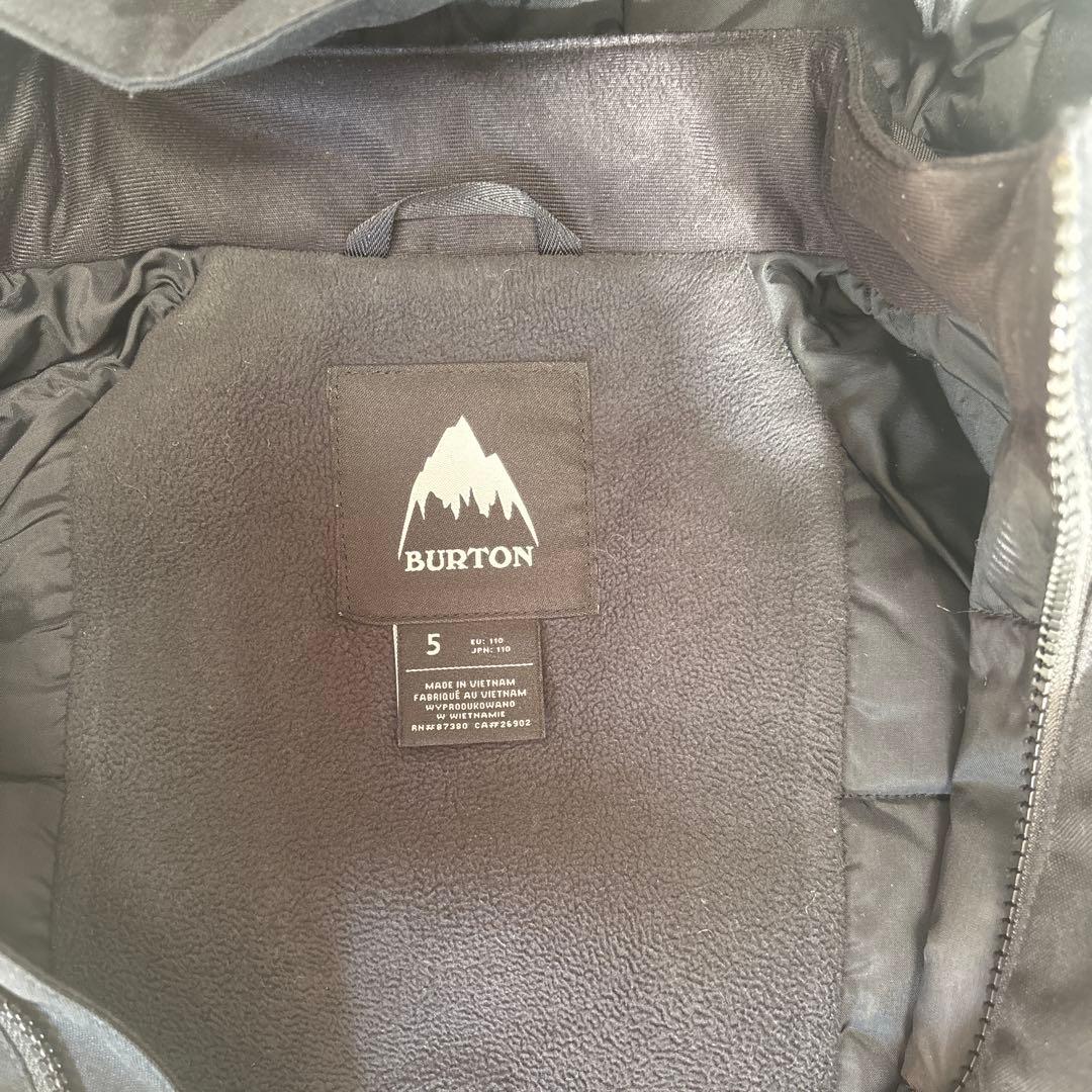 BURTON 子ども用ジャケットとオーバーオールセット 110 サイズ5