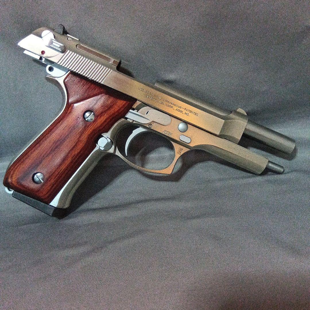 良*で様 WA ベレッタ M92FS スーパーバージョン　アイノックス　木製グリ