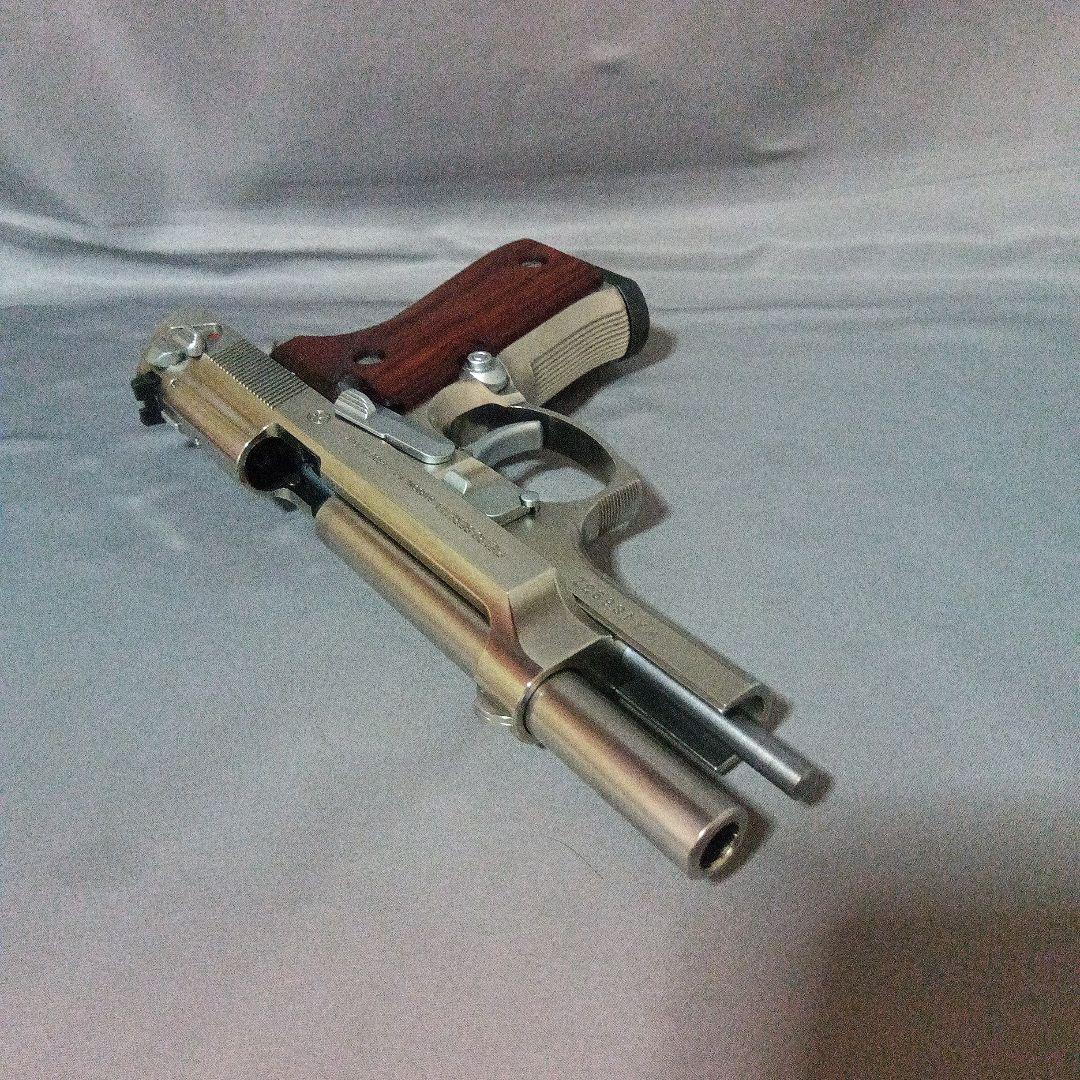 良*で様 WA ベレッタ M92FS スーパーバージョン　アイノックス　木製グリ