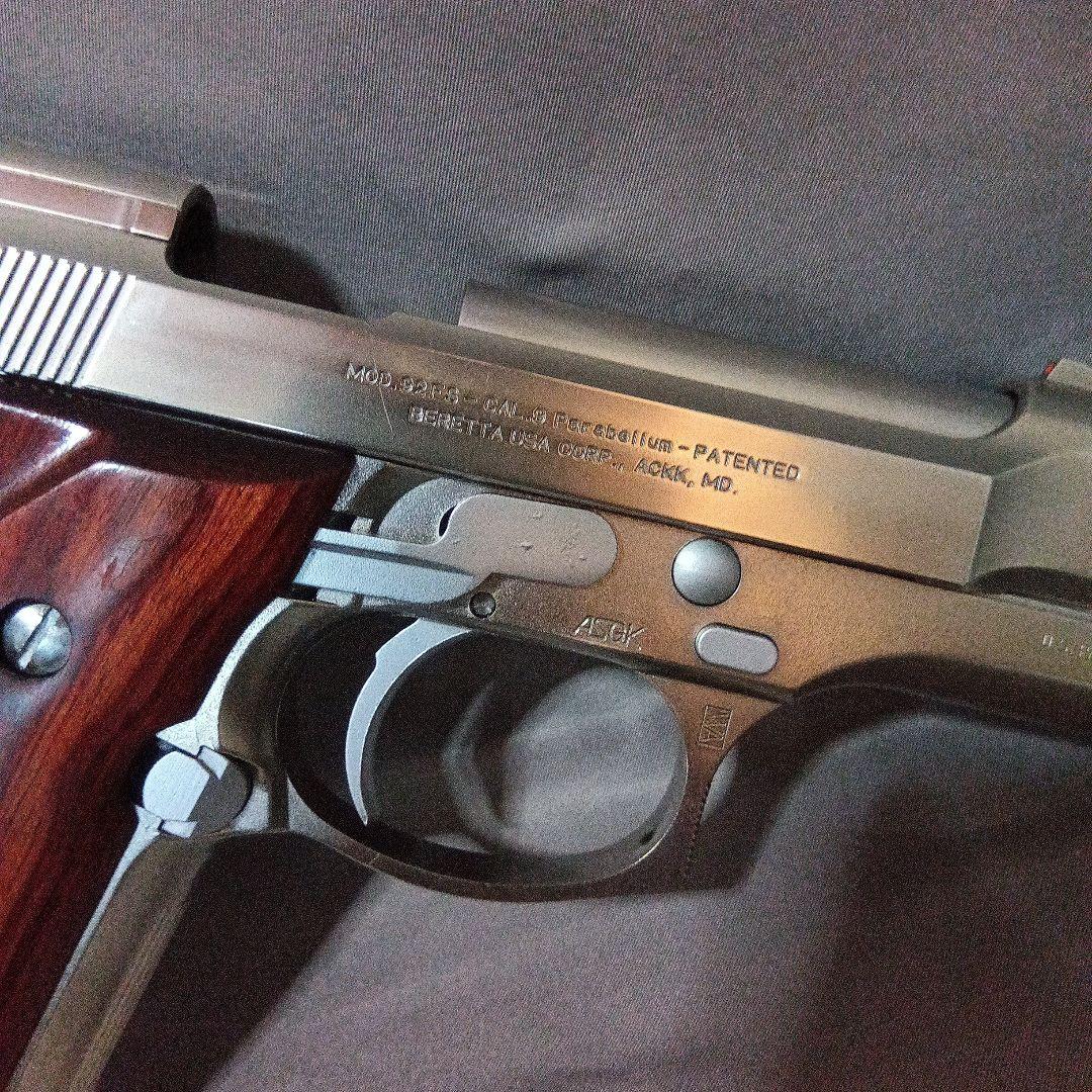 良*で様 WA ベレッタ M92FS スーパーバージョン　アイノックス　木製グリ