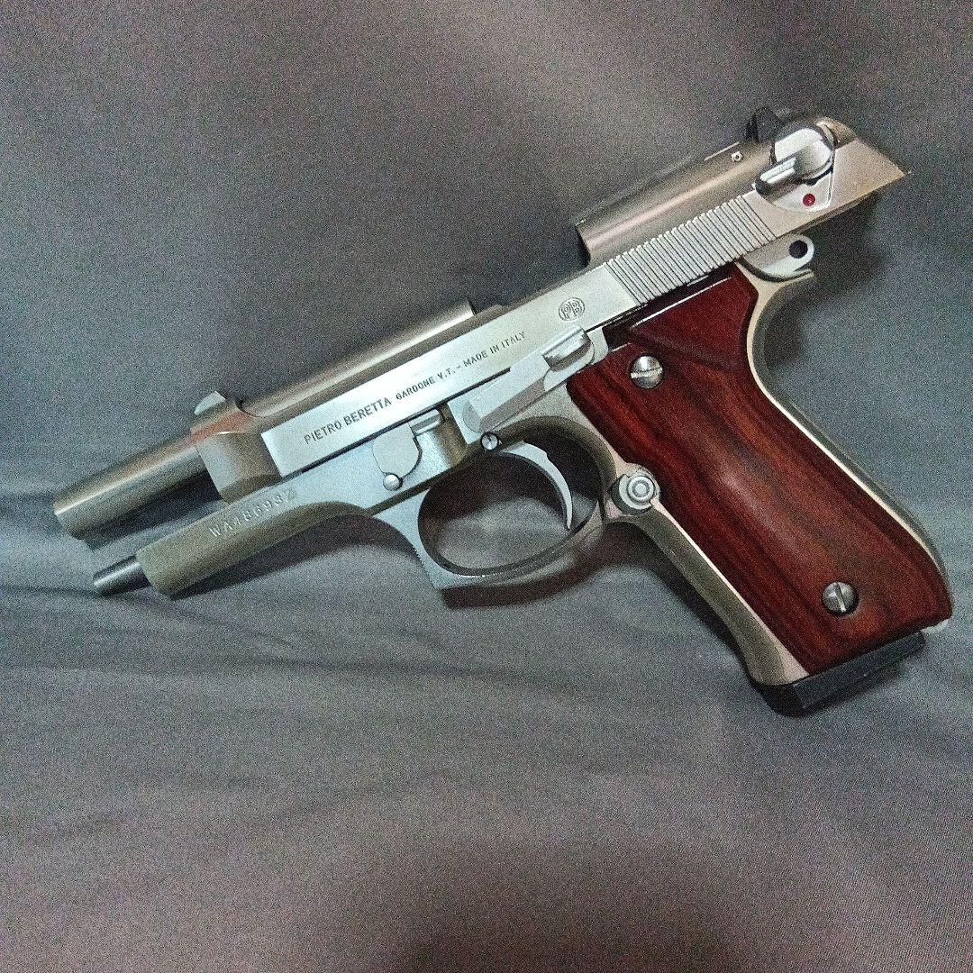 良*で様 WA ベレッタ M92FS スーパーバージョン　アイノックス　木製グリ