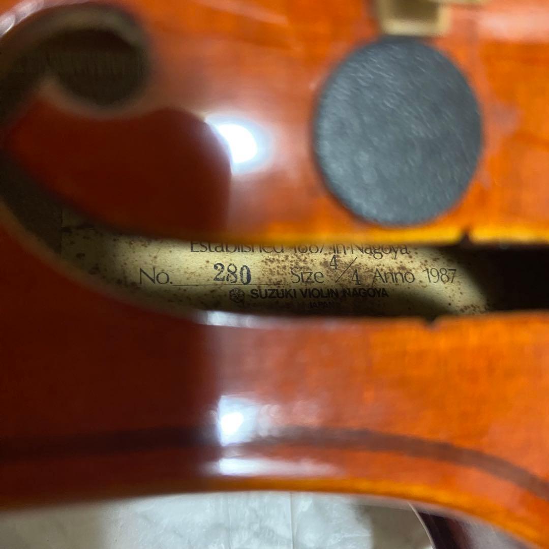 SUZUKI スズキ　バイオリン　No.280 4/4 1987年