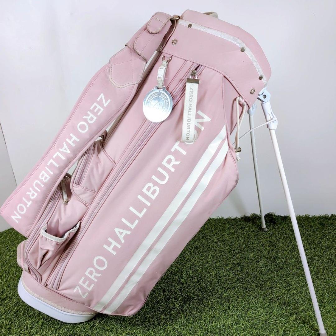 ZERO HALLIBURTON ゼロハリバートン ゴルフキャディバッグ ピンク