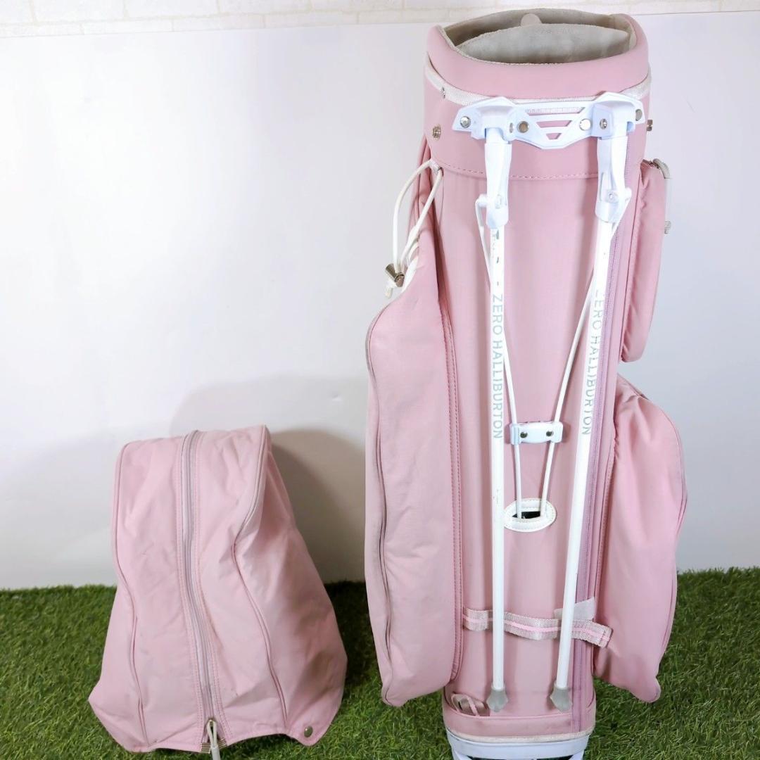 ZERO HALLIBURTON ゼロハリバートン ゴルフキャディバッグ ピンク