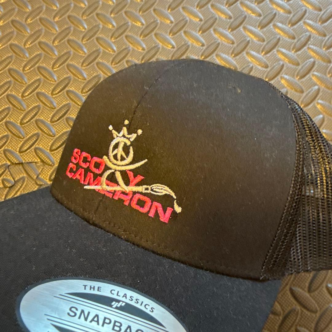 スコッティキャメロン　ブラックトラッカーキャップ