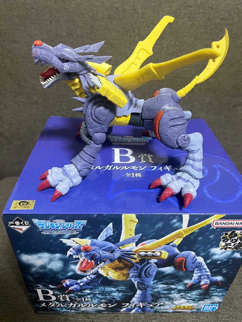 一番くじ　デジモン　メタルガルルモン フィギュア　B賞