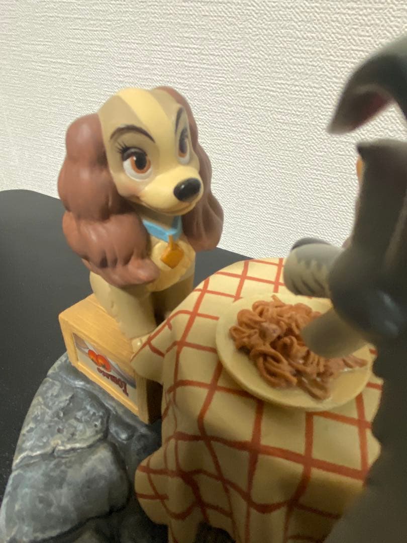 ディズニーレアわんわん物語レディ&トランプ フィギュア　箱入り