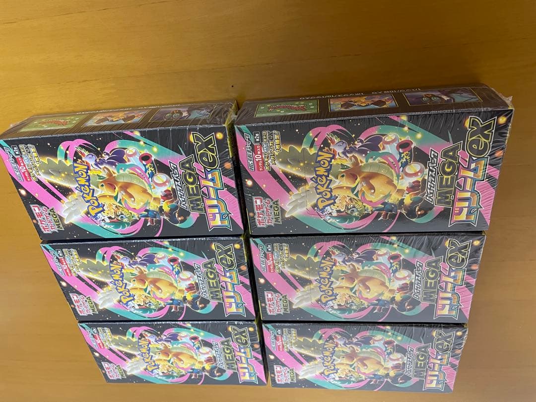 シュリンク付きポケモンカードMEGA ハイクラスパック　ドリーム ex　6BOX