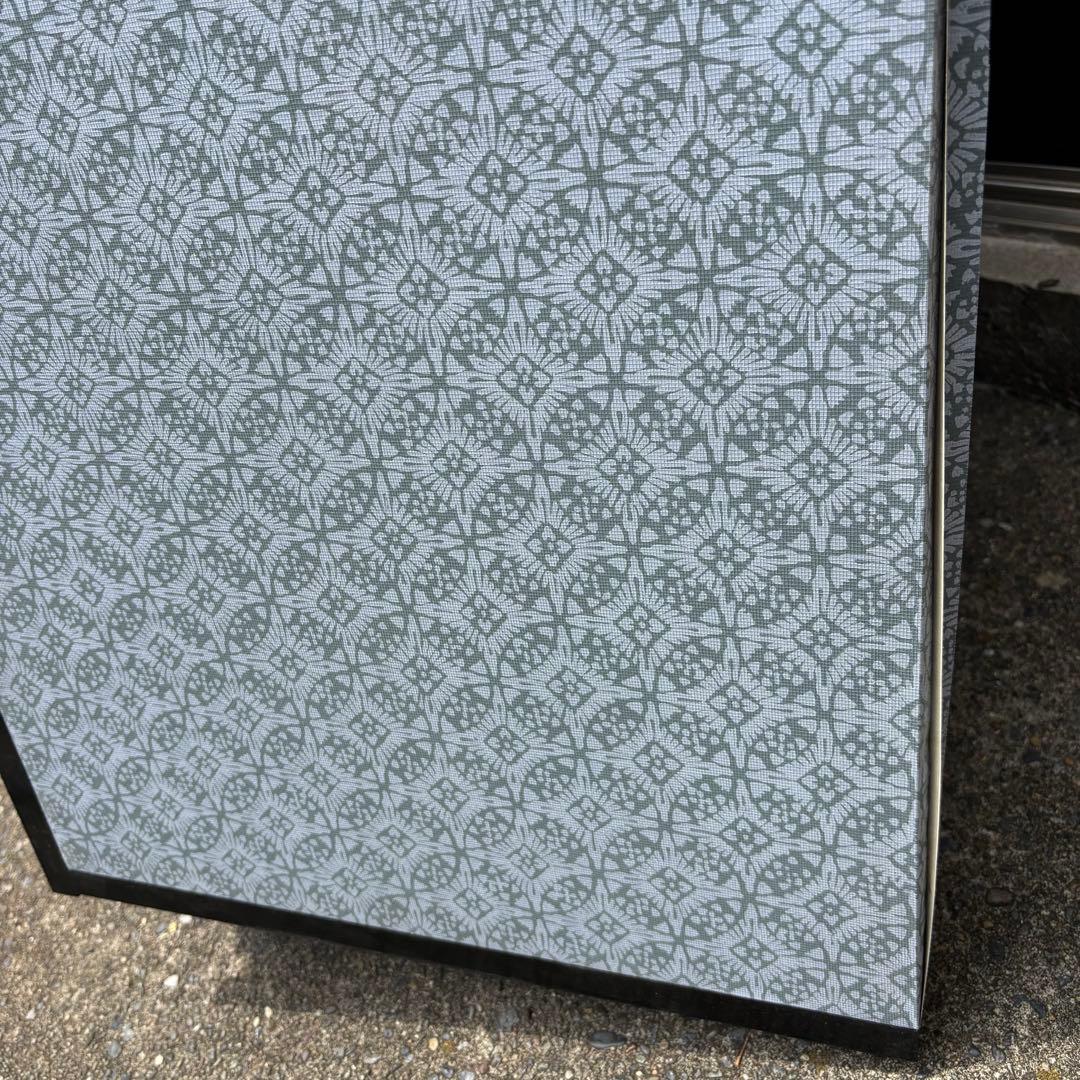 【秀峰銘】山水図屏風 風景図約259×116㎝ 金紙 片面 六曲 屏風 日本画