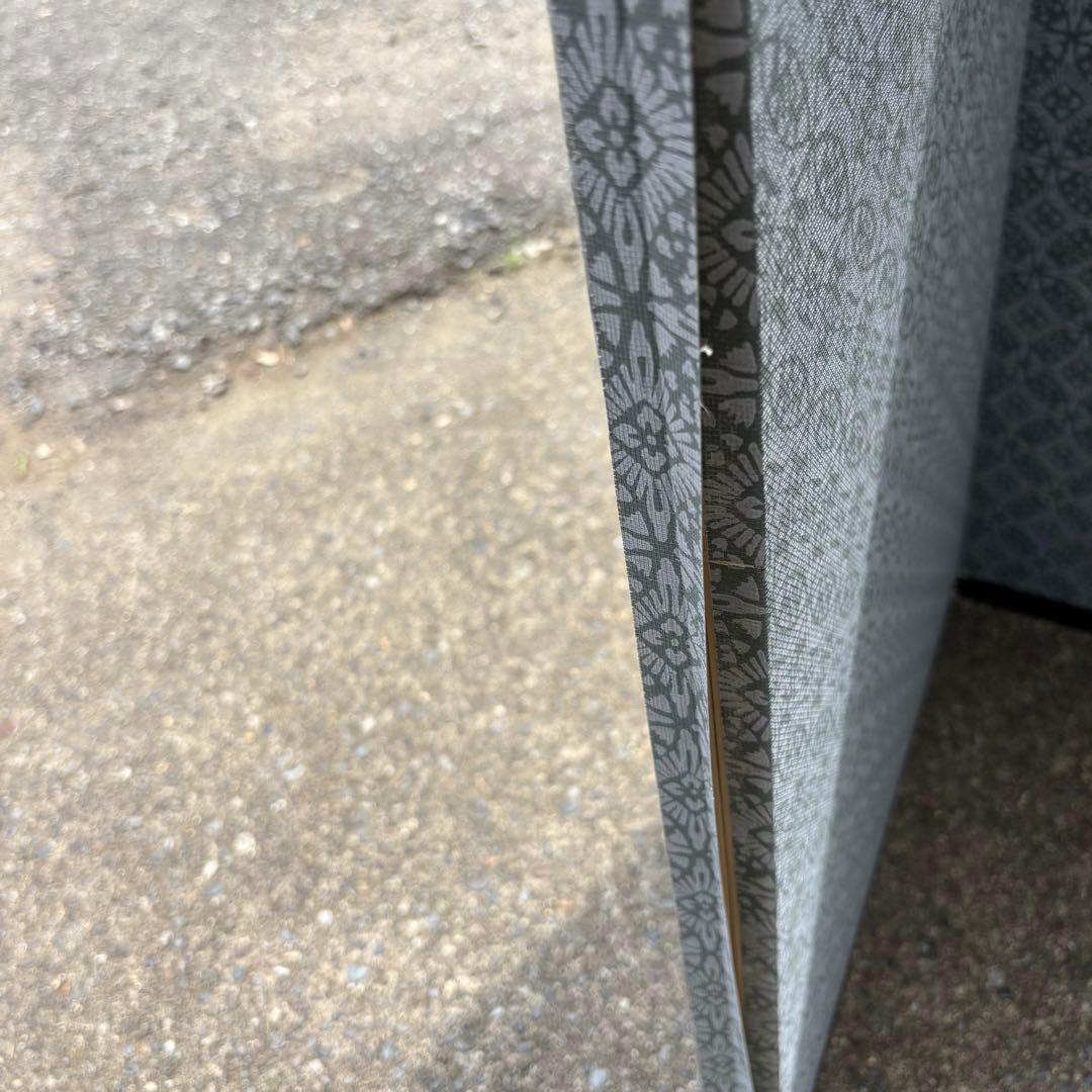 【秀峰銘】山水図屏風 風景図約259×116㎝ 金紙 片面 六曲 屏風 日本画