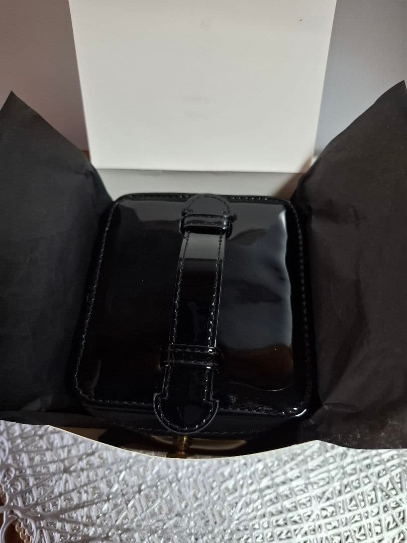 Dior　バニティバッグ　バニティポーチ　エナメルブラック　非売品
