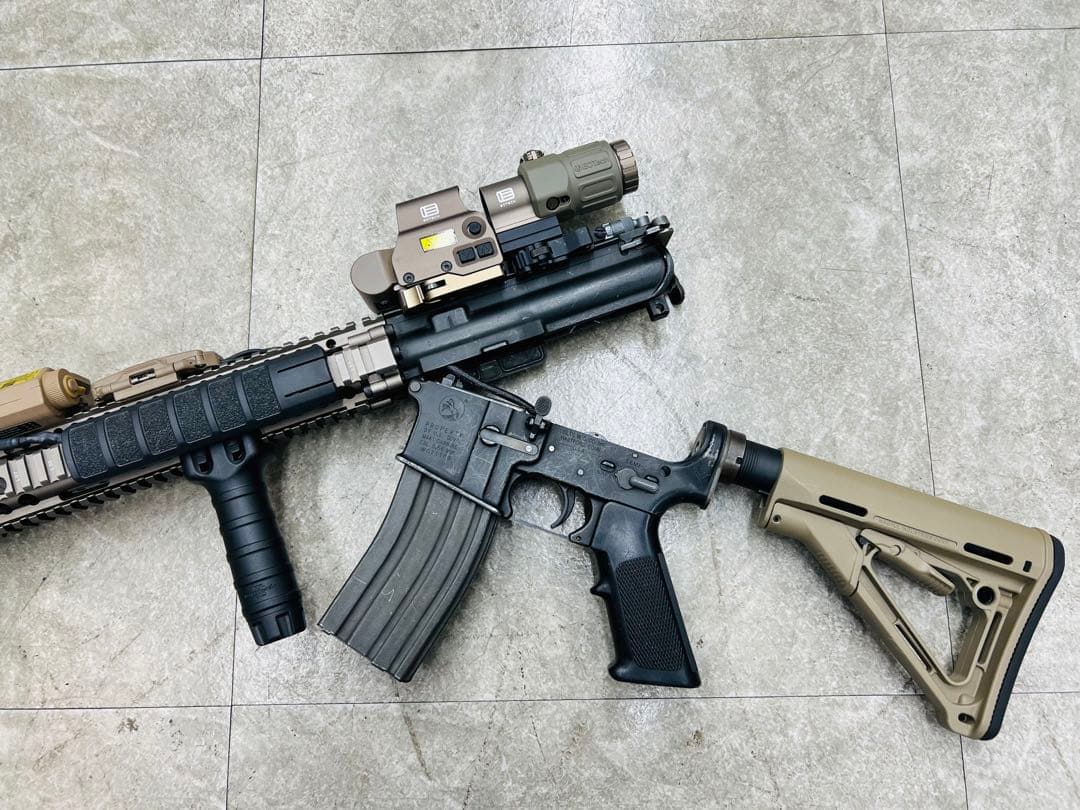 M4 システマ　PTW  電動ガン　MAX2 実物　トレポン　イオテック　特殊部