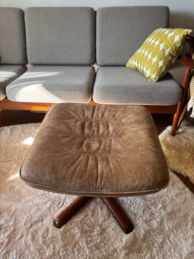 ms　ベルグファニチャー　BERG　北欧ビンテージ　デンマーク　オットマン