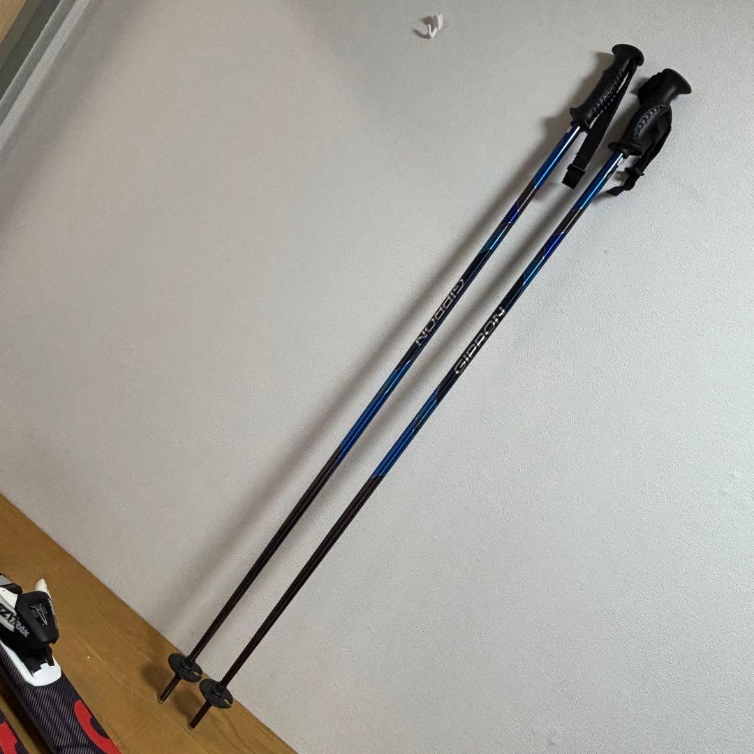 UＶ美品 GIPRONストック付　ATOMIC 152cm スキー板セット