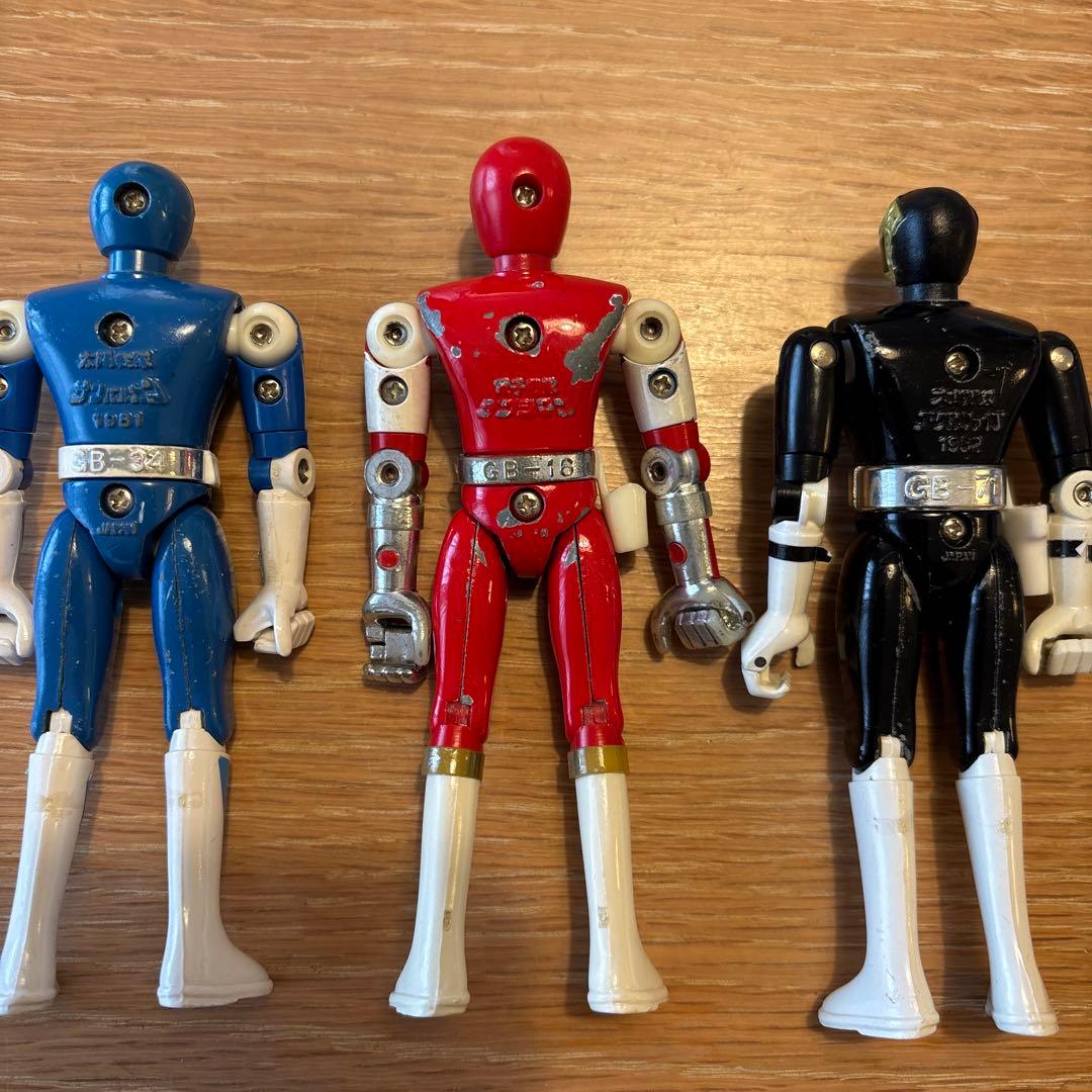 ポピー　超合金　フィギュアセット　電磁マン　サンバルカン　ゴーグルファイブ