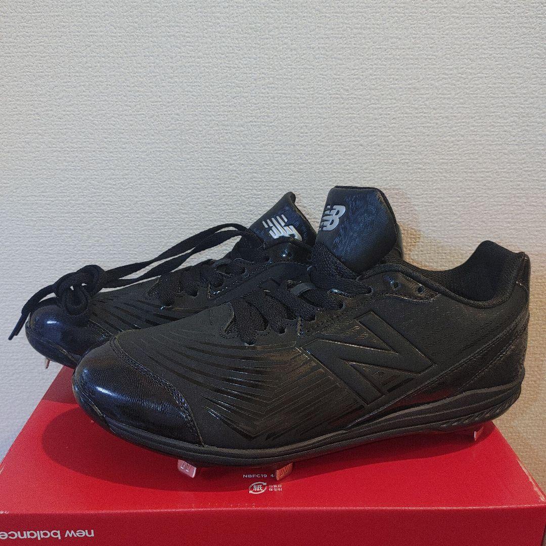 ニューバランス　野球　スパイク 26.5センチ　ブラック　金具 高校野球対応