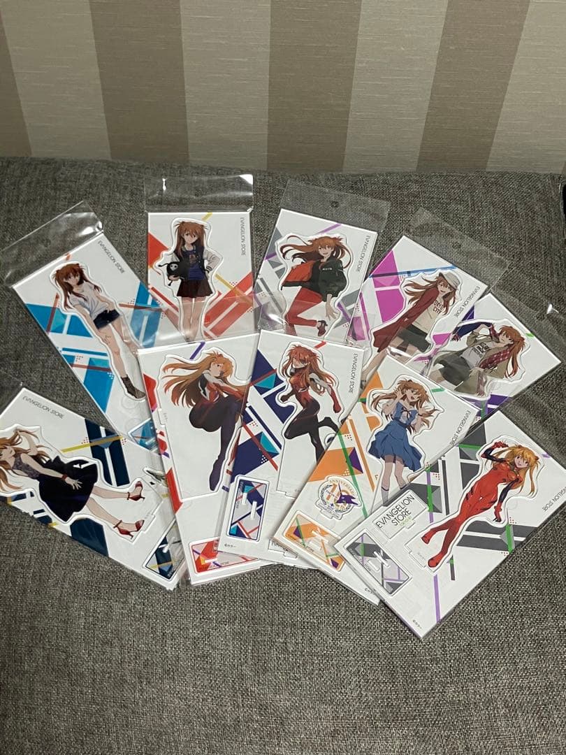 EVA STORE 10周年 アクリルスタンド アスカ 全10種セット エヴァ⑤