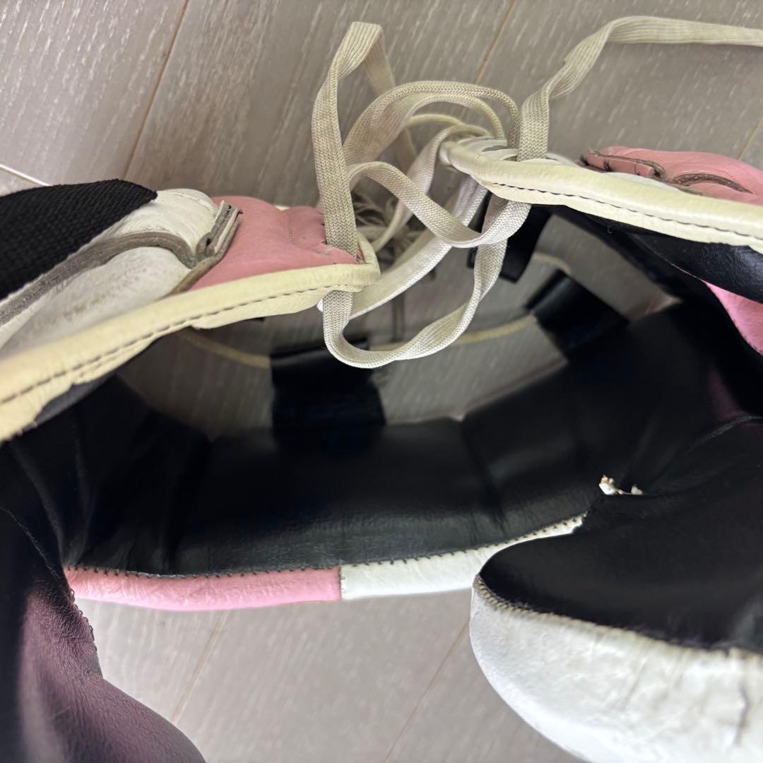 Winning ボクシングヘッドギア ピンク/ホワイト　オーダーカラー　特注