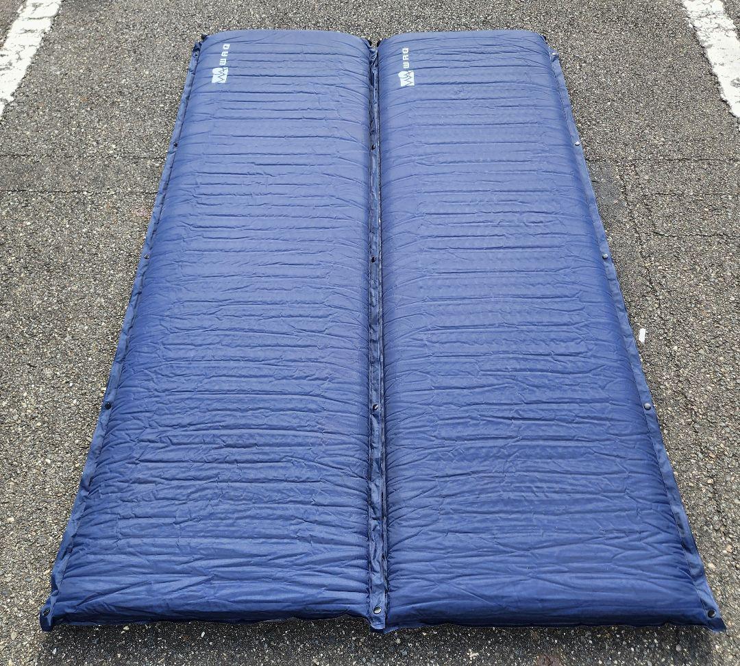 A/WAQ ワック インフレータブルマット　8cm 2個セット ネイビー