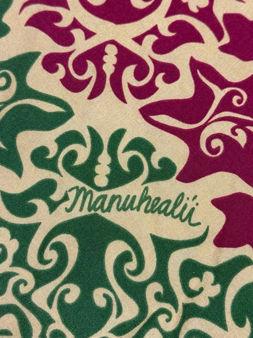 Manuheali'i　マヌヘアリィ　キャミワンピ　レーヨン　XSサイズ　フラ