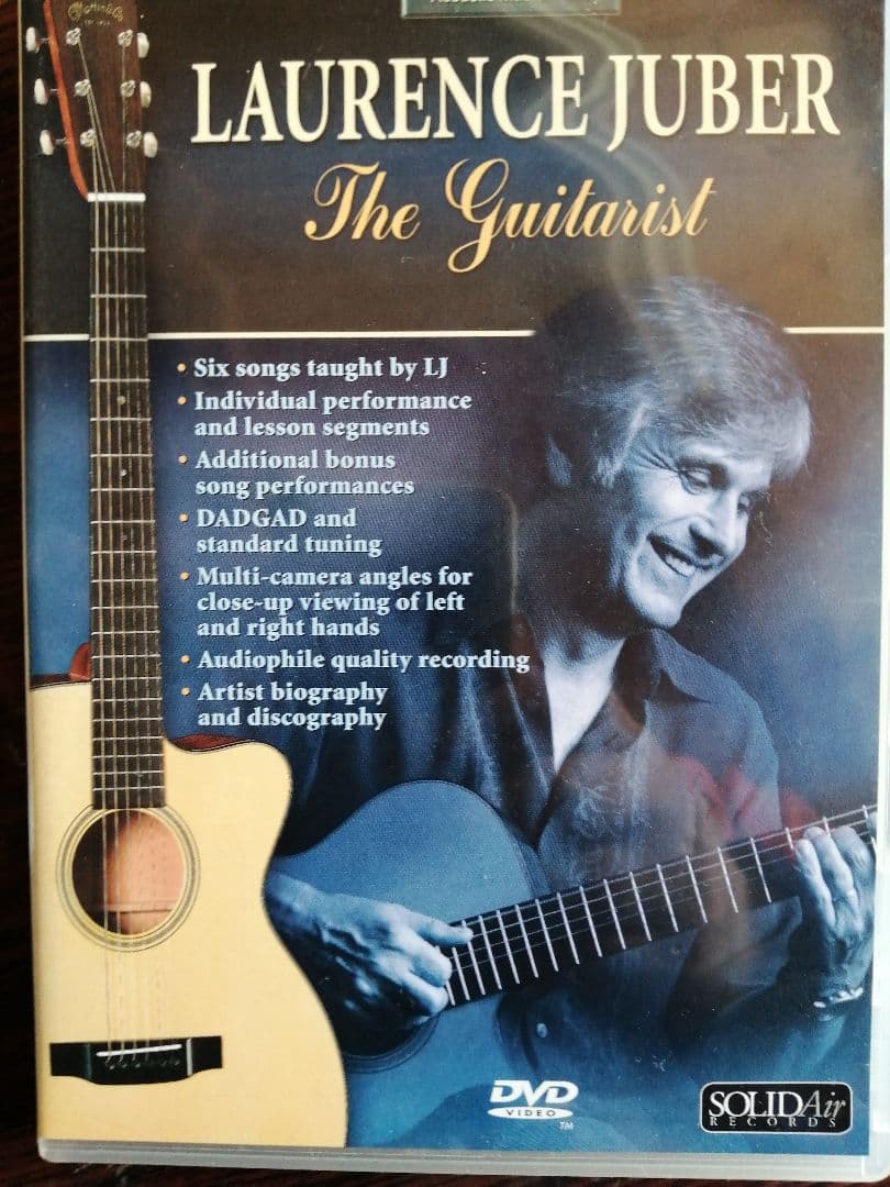 Laurence Juber ローレンス・ジュバー教則DVDサイン入