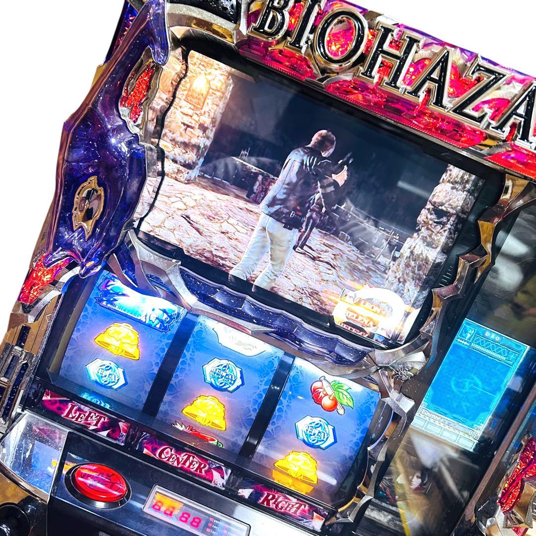 【自宅配送ok】BIOHAZARD6 パチスロ 実機 5号機 不要機付き