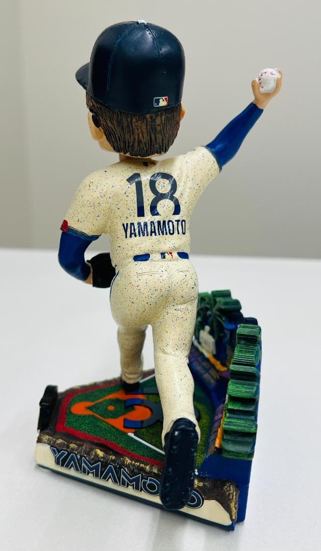 【144個限定】 FOCO正規品　山本由伸ボブルヘッド　ドジァー・スタジアム