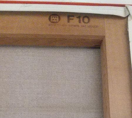 真作油絵　服部保　あずみ野　10号サイズ油絵　サイン裏表あり　額付き