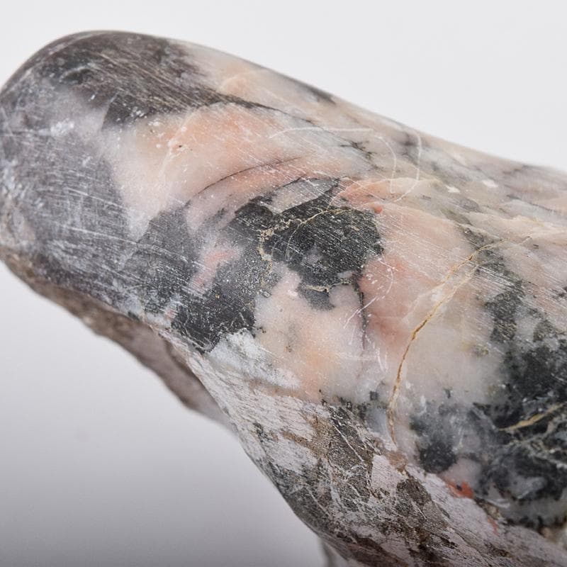 天然石　鑑賞石　菊花石　置物　重さ約587g　V　R8604