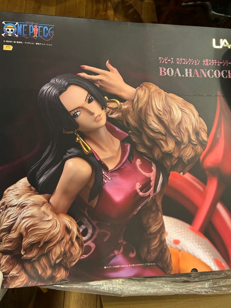 ワンピース　ログコレクション　ハンコック　大型スタチュー