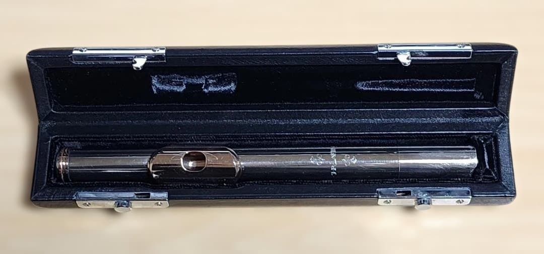 J.R.ラファン　フルート頭部管 Au15/Ag85＋14Kリップ／アドラー付