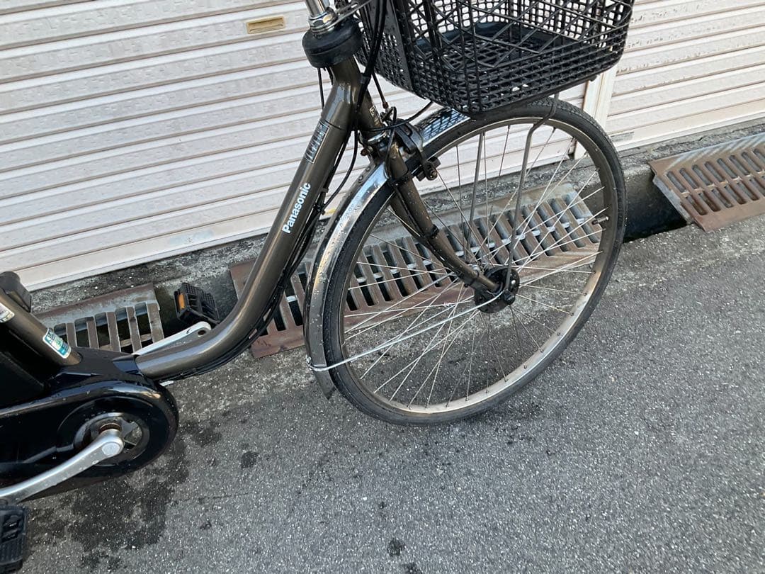 パナソニック最新機種電動アシスト自転車viviDX26インチグレー系ボディー