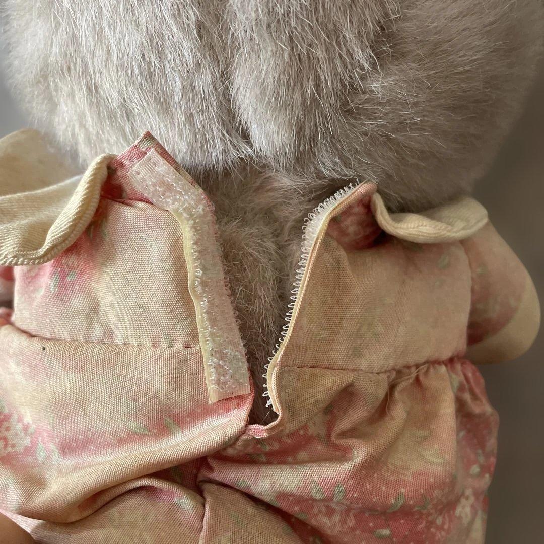 サンアロー製　うさぎのラッキー　ぬいぐるみ　レトロ