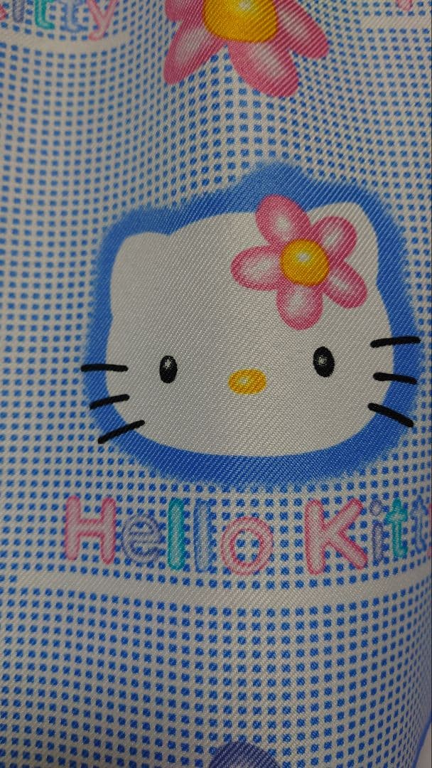 難有 当時物 ハローキティ カーテン タッセル カオハナ 2000