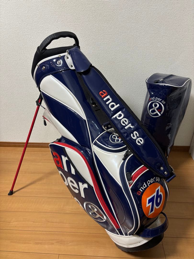 アンパスィ and per se スタンドキャディバッグ 限定品 ユニセックス