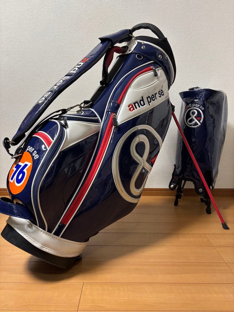 アンパスィ and per se スタンドキャディバッグ 限定品 ユニセックス