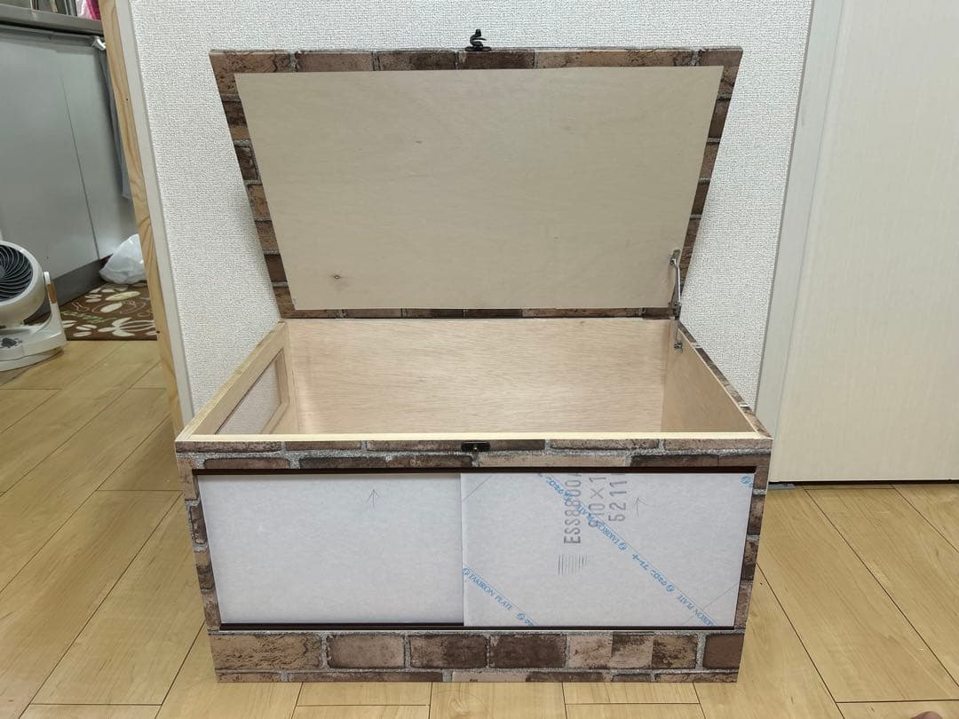 ハムスター レオパ 小動物 爬虫類 木製 ケージ 450×400×300