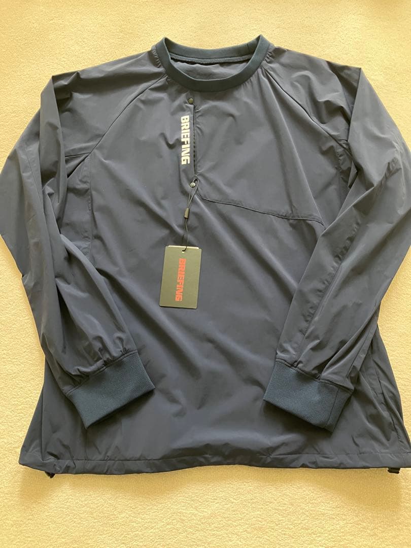 40,700円 ブリーフィング　ポケッタブルウィンドクルーネック　L